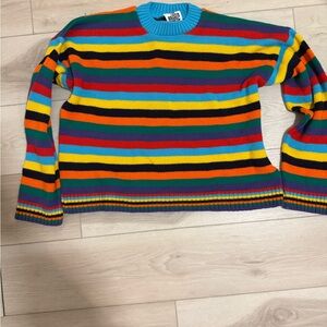 The Ragged Priest Colorful Striped Sweater